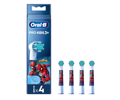 Końcówka do szczoteczek Oral-B Końcówka do szczoteczki ROTARY Kids EB10S-4 Spider-Man (4 szt.)